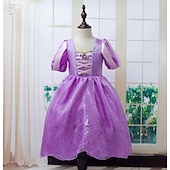 cheap Girls&#039; Costumes-Sleeping Beauty Beauty and the Beast Princess Belle Dress Cloak Flower Girl Dress Cosplay Costume Party Movie Cosplay for Girls&#039; Kid&#039;s Children&#039;s Day Masquerade Wedding Wedding Guest