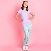 abordables Pantalones-Niños Chica Polainas Corazón Activo Exterior 7-13 años Otoño