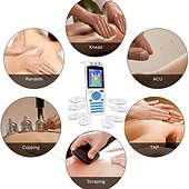 economico Massaggiatori per corpo-strumento spina ems con 16 modalità - massaggiatore fisioterapico digitale stimolatore muscolare e stimolatore elettrico per alleviare il dolore e recupero muscolare