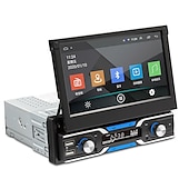 Χαμηλού Κόστους Σετ Bluetooth Αυτοκινήτου/Hands-free-7 ιντσών 1din android 10.1 ραδιόφωνο αυτοκινήτου autoradio οθόνη αφής συσκευή αναπαραγωγής πολυμέσων αυτοκινήτου υποστηρίζει ασύρματη αναπαραγωγή αυτοκινήτου και αυτόματες λειτουργίες android κάμερα