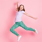 abordables Pantalones-Niños Chica Polainas Corazón Activo Exterior 7-13 años Otoño