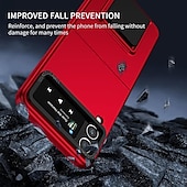 preiswerte Samsung-Handyhülle-Handy Hülle Handyhüllen Für Samsung Galaxy Z Flip 7 Z Flip 6 Z Flip 5 Z Flip 4 Z Flip 3 Rückseite Ständer Stoßfest Retro PC