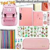 cheap Laptop Bags,Cases &amp; Sleeves-744 Pieces Back to School Supplies Kit for Kids K-12, School Essentials Supplies Set Bulk for Girls, Boys, Teachers. Includes Backpack, Pencils, Folders, Notebooks and Much More for Students All Ages