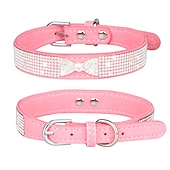economico Collari, pettorine e guinzagli per cani-Prodotti per cani Prodotti per roditori Collari Cravatta / Papillon Regolabile Portatile Duraturo Esterno Marcia Strass