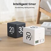 economico Elettrodomestici da cucina-cottura conto alla rovescia promemoria tempo autodisciplina timer cubo elettronico display digitale portatile multifunzionale per la vita quotidiana