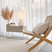abordables lámpara de noche-lámpara de mesa globo de aire caliente blanco cálido 18 &quot;28&quot; lámpara de mesa led lámpara de escritorio deco creativa moderna minimalista sala de estar dormitorio restaurante de cabecera seda de gusano