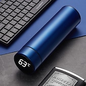 abordables appareils électroménagers-480 ml tasse thermos numérique affichage intelligent de la température bouteille d&#039;eau conservation de la chaleur flacon thermos sous vide pour café thé