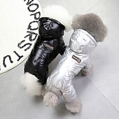 ieftine paltoane-Câini Pisici Haine Σακάκι Modă Casual Iarnă Impermeabil Respirabil Απαλό Lavabil Comfortabil Casul / Zilnic Îmbrăcăminte pentru câini for Bichon Frise Pomeran un Animalut Fluture Small