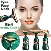 cheap Facial Care Device-3 in 1 Face Neck Massager ION LED Photon Therapy Facial Lifting Beauty Devices Remove Double Chin Anti Wrinkle Skin Care Tools