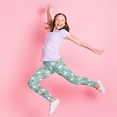 abordables Pantalones-Niños Chica Polainas Corazón Activo Exterior 7-13 años Otoño