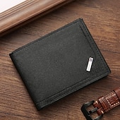 cheap Card Holders &amp; Cases-Stylish and Durable Men&#039;s PU Leather Bifold Wallet with Card Slots - Perfect Gift for Him
