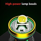 זול פנסים טקטיים-פנס led סופר בהיר usb נטענת מנורת כורים פנס בוהק בהספק גבוה פנס דיג שדה צמוד ראש מנורת סוללה בעלת קיבולת גבוהה לפיד סוללה אור לבן ואור צהוב שני סוגי תאורה