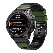 Недорогие Ремешки для часов Garmin-Ремешок для часов для Garmin Fenix 7 7X 6 6X Pro Epix Pro 47mm 51mm Instinct 2X Approach S70 47mm S62 S60 Forerunner 955 945 Epix Marq Descent Quatix 22mm 26mm силиконовый Замена Ремень 22mm 26mm