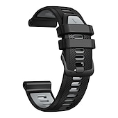 baratos Relógios Garmin-Pulseiras de Relógio para Garmin Fenix 7 Pro 6 5 Plus Epix Pro 47mm Approach S70 47mm S62 S60 Forerunner 955 255 945 745 Instinct 2 Marq Descent Quatix 22mm Silicone Substituição Alça 22mm Ajustável