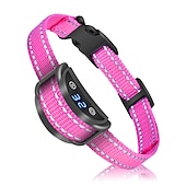 abordables Dressage pour chiens-Entrainement de chien Collier anti-aboiement Collier de choc Dispositif anti aboiement Sans-Fil Chien Multifonction Chien Chat Animaux de Compagnie Etanche Anti-aboiement Automatique Rechargeable