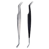 cheap Dog Grooming Supplies-Stainless Steel Pet Dog Lice Clip Flea Tweezers Small Grate Clip Cat And Dog Lice Removal Flea Clip Cleaning Tool Tick Clip