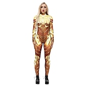 Superheld Halloween Zentai-Anzüge Cosplay Kostüm Catsuit Karnevalskostüm Ganzkörperanzug Glänzend Erwachsene Damen Halloween Karneval Party Einfache Halloween-Kostüme Verkleiden preiswerte Halloween-Superheld Halloween Zentai-Anzüge Cosplay Kostüm Catsuit Karnevalskostüm Ganzkörperanzug Glänzend Erwachsene Damen Halloween Karneval Party Einfache Halloween-Kostüme Verkleiden