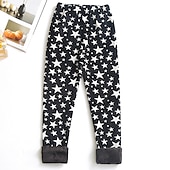 economico Pantaloni e gonne-Bambino Da ragazza Ghette Con cuori Attivo Esterno 7-13 anni Autunno Leopardata Puntini blu navy Cuori colorati
