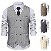 economico Costumi maschili degli anni '20-Vintage Anni 1920 Gilet Il grande Gatsby Gentiluomo Testimoni dello Sposo Slim Fit Costume Per uomo Mascherata Matrimonio Ospite di nozze Evento / Festa Adulti Gilet