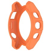 baratos Capa Smartwatch-Caixa de relógio Compatível com Garmin Fenix 7 Pro / Fenix 7S Pro / Fenix 7X Pro / Epix Pro 51mm / Epix Pro 42mm Áspero Á Prova-de-Pó Cobertura Completa do Pára-choques TPU Assista Cobertura