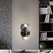 economico Luci da parete-Lightinthebox lampada da parete a led vetro bianco caldo 24 cm moderna lampada da parete a led sfondo soggiorno camera da letto comodino applique da parete per interni illuminazione sconce 1 pz