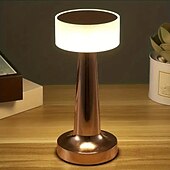 お買い得  テーブルランプ-タッチセンサー調光付きポータブル充電式LEDテーブルランプ、寝室、リビングルーム、オフィス、大学寮バーパーティーディナー、レストランの装飾に最適
