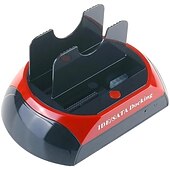 cheap Computer Peripherals-Dual-disk New And Old Dual-use Serial And Parallel Port Mobile Hard Drive Dock 2.5  3.5 Inch Multifunctional Ide Mechanical Sata Universal