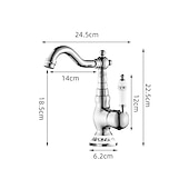 cheap Bathroom Sink Faucets-Bathroom Sink Mixer Faucet, Basin Taps with Cold and Hot Hose