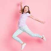 abordables Pantalones-Niños Chica Polainas Corazón Activo Exterior 7-13 años Otoño