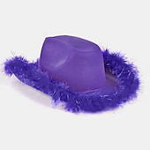 olcso Vadnyugat-Cow Jelmez Bulikra Cowboy kalap Gyermek Felnőttek Férfi Női Fiú Buli / Este Cosplay jelmez Farsang Buli / Este Álarcos mulatság Mardi Gras Könnyű farsangi jelmez