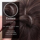 economico Parrucche trendy sintetiche-parrucche bionde ombre marroni 24 parrucche sintetiche lunghe con parrucche per capelli permanenti termiche naturali ad alta densità per le donne