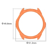 baratos Capa Smartwatch-Caixa de relógio Compatível com Garmin Fenix 7 Pro / Fenix 7S Pro / Fenix 7X Pro / Epix Pro 51mm / Epix Pro 42mm Áspero Á Prova-de-Pó Cobertura Completa do Pára-choques TPU Assista Cobertura