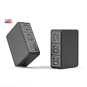 abordables Periféricos de ordenador-Cargador multiusb de 300w, estación de carga rápida USB de 60 puertos, cargador portátil universal para iphone 15, samsung, xiaomi, ipad, tablet