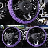 ieftine Husă Volan-1 buc. capac de volan cu fir de gheata usor universal 38 cm, rezistent la uzura, antiderapant, accesorii pentru modificarea masinii, accesorii auto fara inel interior