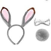 cheap Hair Styling Accessories-Mad Animal City Judy Rabbit Plush Ear Hair Band Cosplay Self Shot Prop Cartoon Party Headband Jewelry