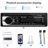 preiswerte Bluetooth Auto Kit/Freisprechanlage-Neues 12-V-Bluetooth-Autoradio, FM-Radio, MP3-Audio-Player, 5-V-Ladegerät und USB &amp;amp;sd/aux/ape/flac autoelektronik-subwoofer im armaturenbrett 1