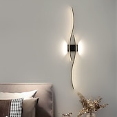 levne Nástěnná LED svítidla-lightinthebox led nástěnná nástěnná lampa vnitřní 60/80cm 2 lehké minimalistické nástěnné světlo dlouhé svítidlo pro domácí dekorace vnitřní nástěnná světla pro obývací pokoj ložnice teplá bílá