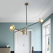 cheap Chandeliers-Modern Chandeliers 3/6/9/12-Light Brass Pendant Lighting Ceiling Light Fixture Fixtures for Dining Room, Kitchen, Living Room, Bedroom 110-240V