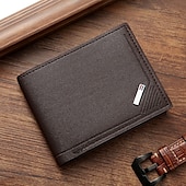 cheap Card Holders &amp; Cases-Stylish and Durable Men&#039;s PU Leather Bifold Wallet with Card Slots - Perfect Gift for Him