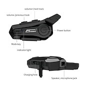billige Headset til hjelm-ny motorsykkel bluetooth headset intercom utendørs ride headset, motorsykkel bt intercom med FM radio hjelm bt headset vanntett universal kommunikasjonssystem for atv dirt bike motorsykkel