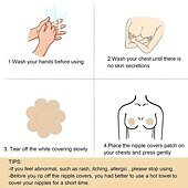 cheap Personal Protection-Disposable Invisible Comfort Nipple Stickers