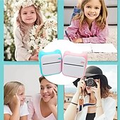 זול ציוד לציור, ציור ואמנות-מיני כיס מדפסת bluetooth תמונה תמונה hd תווית תלמיד נייר תרמי תלמיד שאלה שגויה מיני מדפסת ניידת ללמידה