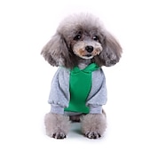 preiswerte Kapuzenpullover-Hund Katze Kapuzensweatshirt Mode Niedlich Warm Atmungsaktiv Weich Waschbar Bequem Outdoor Alltagstauglich Hundebekleidung for Bichon Frise Zwergspitz Baby Haustier Papillon Klein