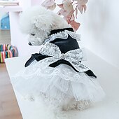 economico Vestiti-Cane Gatto Vestito Smoking Carino Festa Impermeabile Traspirante Morbido Lavabile Confortevole Casual Quotidiano Abbigliamento per Cani for Bichon Frisé Volpino di Pomerania Cucciolo Papillon Piccolo