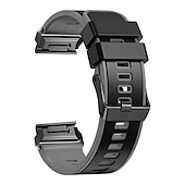 Недорогие Ремешки для часов Garmin-Ремешок для часов для Garmin Fenix 7 7X 6 6X Pro Epix Pro 47mm 51mm Instinct 2X Approach S70 47mm S62 S60 Forerunner 955 945 Epix Marq Descent Quatix 22mm 26mm силиконовый Замена Ремень 22mm 26mm