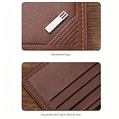 cheap Card Holders &amp; Cases-Stylish and Durable Men&#039;s PU Leather Bifold Wallet with Card Slots - Perfect Gift for Him