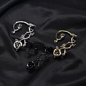 voordelige Accessoires en meer-Elf roze Bloemenfee Ear Cuffs Volwassenen Dames Punk-gotiek Halloween Carnaval Mardi Gras Makkelijk carnavalskostuum