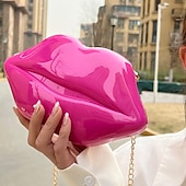 economico Borse a Tracolla-Per donna Borsa a tracolla Tracolla Sacchetto del telefono mobile pelle sintetica Feste San Valentino Per eventi Cerniera Leggero Tinta unica Argento Nero Bianco