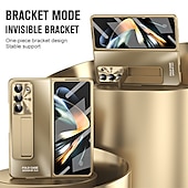 お買い得  サムスン用ケース-Samsung Galaxy Z Fold 6 Z Fold 5 Z Fold 4 Z Fold 3 用バックカバー スタンドホルダー付き スクリーンプロテクター ペンホルダー PC
