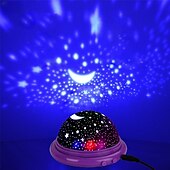 economico luci del proiettore della galassia stella-baby star sky proiettore lampada cambia colore stellato ufo led luce notturna luna cosmo giocattoli per bambini arredamento camera da letto regali di compleanno